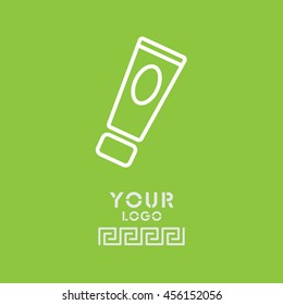 Web line icon. Hand cream, Face cream