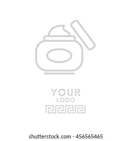 Web line icon. Hand cream, Face cream