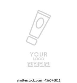 Web line icon. Hand cream, Face cream