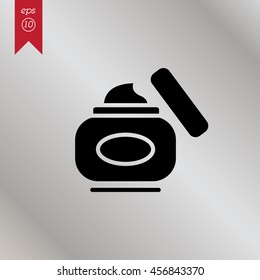 Web line icon. Hand cream, Face cream
