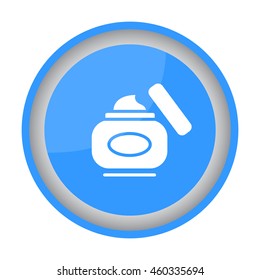 Web line icon. Hand cream, Face cream