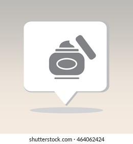 Web line icon. Hand cream, Face cream