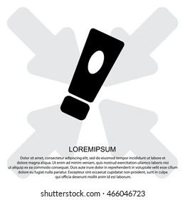 Web line icon. Hand cream, Face cream