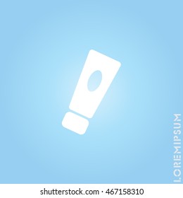 Web line icon. Hand cream, Face cream