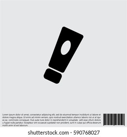 Web line icon. Hand cream, Face cream