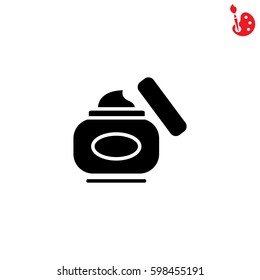 Web line icon. Hand cream, Face cream