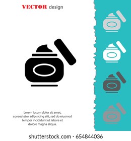 Web line icon. Hand cream, Face cream