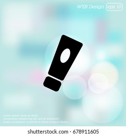 Web line icon. Hand cream, Face cream