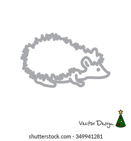 Web line icon. Hedgehog; wild animals