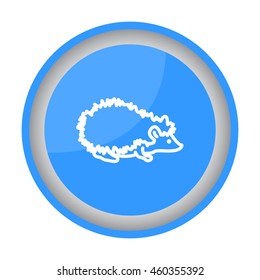 Web line icon. Hedgehog; wild animals