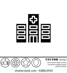 Web line icon. Hospital