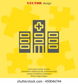 Web line icon. Hospital