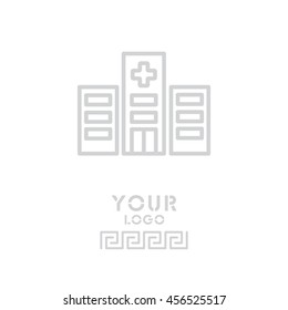 Web line icon. Hospital