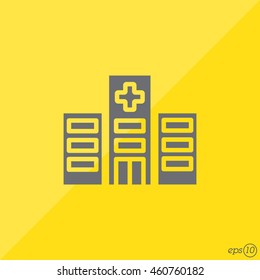 Web line icon. Hospital