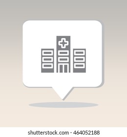 Web line icon. Hospital