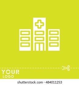 Web line icon. Hospital