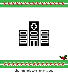 Web line icon. Hospital