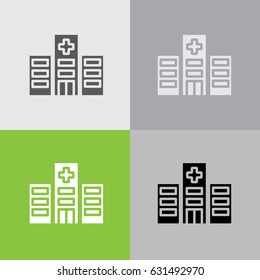 Web line icon. Hospital