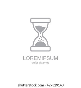 Web line icon. Hourglass