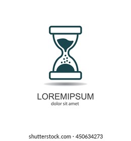 Web line icon. Hourglass