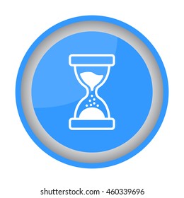 Web line icon. Hourglass