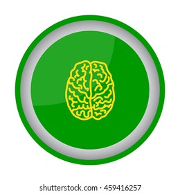 Web line icon. Human brain