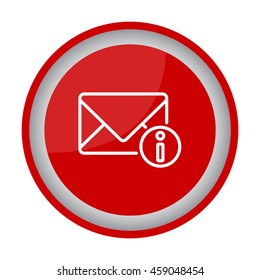 Web line icon. Information about the message, Information notices