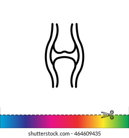 Web line icon. Joint