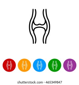 Web line icon. Joint