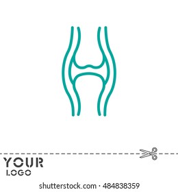 Web line icon. Joint