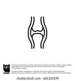 Web line icon. Joint