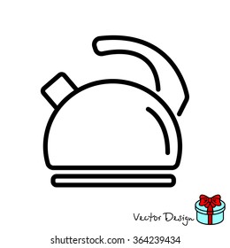 Web line icon. Kettle