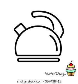 Web line icon. Kettle