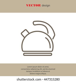 Web line icon. Kettle