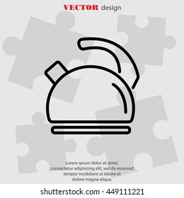 Web line icon. Kettle
