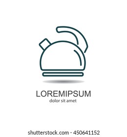 Web line icon. Kettle