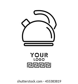 Web line icon. Kettle