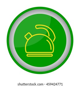Web line icon. Kettle