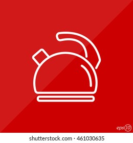Web line icon. Kettle