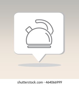 Web line icon. Kettle