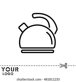 Web line icon. Kettle