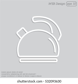 Web line icon. Kettle