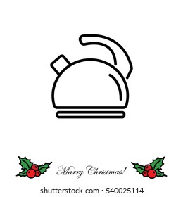 Web line icon. Kettle