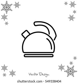 Web line icon. Kettle