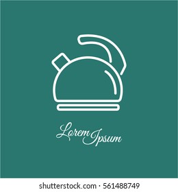 Web line icon. Kettle