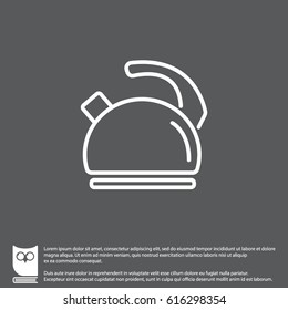 Web line icon. Kettle