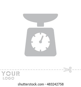 Web line icon. Kitchen scales