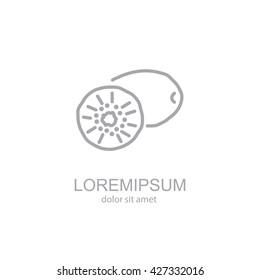 Web line icon. Kiwi