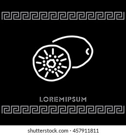 Web line icon. Kiwi
