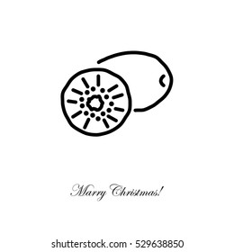 Web line icon. Kiwi